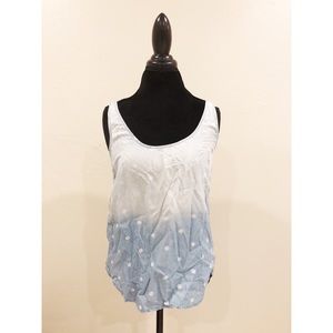 Anthropologie Cloth & Stone Ombré Polka Dot Tank